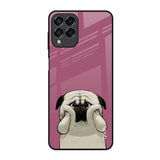 Funny Pug Face Samsung Galaxy M33 5G Glass Back Cover Online