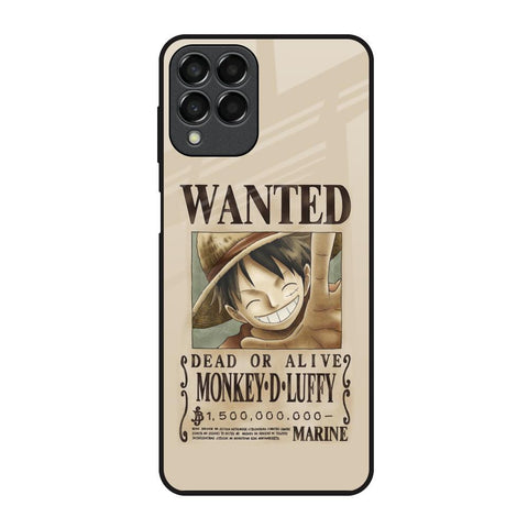 Luffy Wanted Samsung Galaxy M33 5G Glass Back Cover Online