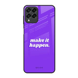 Make it Happen Samsung Galaxy M33 5G Glass Back Cover Online