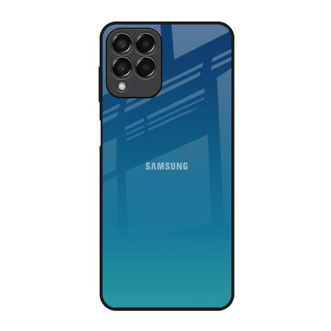 Celestial Blue Samsung Galaxy M33 5G Glass Back Cover Online