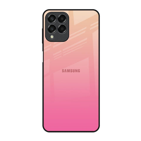 Pastel Pink Gradient Samsung Galaxy M33 5G Glass Back Cover Online