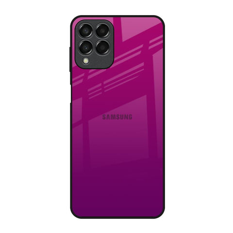 Magenta Gradient Samsung Galaxy M33 5G Glass Back Cover Online