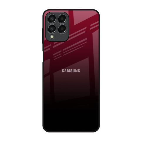 Wine Red Samsung Galaxy M33 5G Glass Back Cover Online
