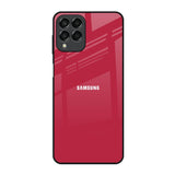 Solo Maroon Samsung Galaxy M33 5G Glass Back Cover Online