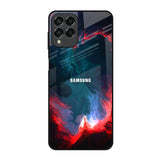 Brush Art Samsung Galaxy M33 5G Glass Back Cover Online