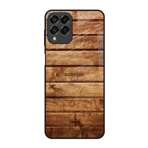 Wooden Planks Samsung Galaxy M33 5G Glass Back Cover Online