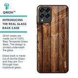 Timber Printed Glass Case for Samsung Galaxy M33 5G