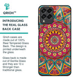 Elegant Mandala Glass Case for Samsung Galaxy M33 5G