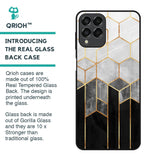Tricolor Pattern Glass Case for Samsung Galaxy M33 5G