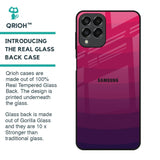 Wavy Pink Pattern Glass Case for Samsung Galaxy M33 5G