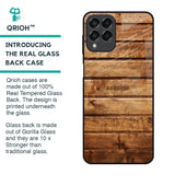 Wooden Planks Glass Case for Samsung Galaxy M33 5G