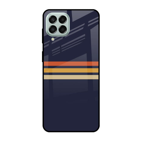 Tricolor Stripes Samsung Galaxy M33 5G Glass Cases & Covers Online