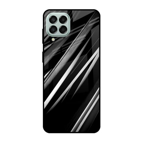 Black & Grey Gradient Samsung Galaxy M33 5G Glass Cases & Covers Online