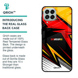 Race Jersey Pattern Glass Case For Samsung Galaxy M33 5G