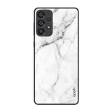 Modern White Marble Samsung Galaxy A73 5G Glass Back Cover Online