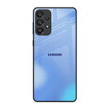 Vibrant Blue Texture Samsung Galaxy A73 5G Glass Back Cover Online