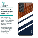 Bold Stripes Glass Case for Samsung Galaxy A73 5G