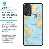 Fly Around The World Glass Case for Samsung Galaxy A73 5G