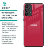 Solo Maroon Glass case for Samsung Galaxy A73 5G