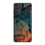 Geographical Map Samsung Galaxy A33 5G Glass Back Cover Online