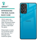 Blue Aqua Glass Case for Samsung Galaxy A33 5G