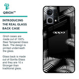 Zealand Fern Design Glass Case For OPPO F21 Pro 4G