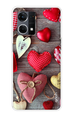 Valentine Hearts Oppo F21 Pro Back Cover