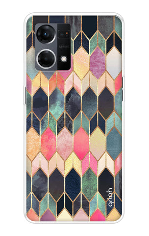 Shimmery Pattern Oppo F21 Pro Back Cover