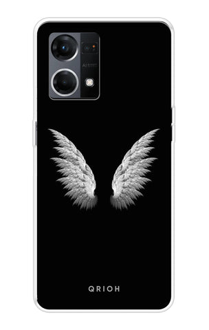 White Angel Wings Oppo F21 Pro Back Cover