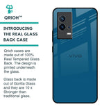 Cobalt Blue Glass Case for IQOO 9 5G