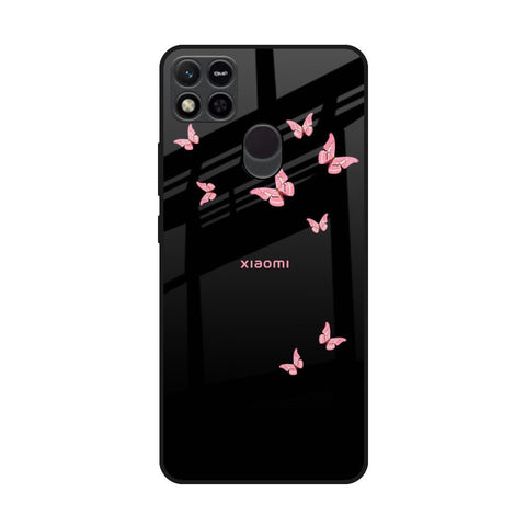 Fly Butterfly Redmi 10A Glass Back Cover Online