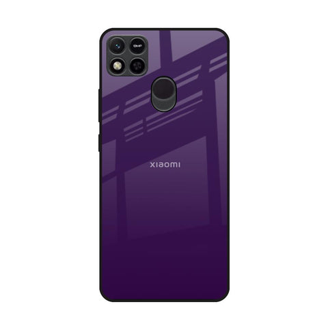 Dark Purple Redmi 10A Glass Back Cover Online