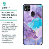 Alcohol ink Marble Glass Case for Redmi 10A