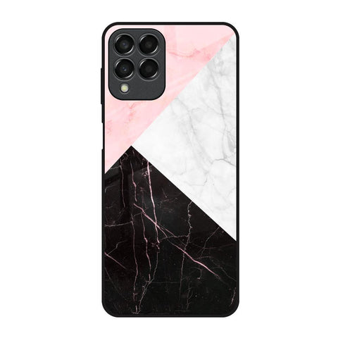 Marble Collage Art Samsung Galaxy M53 5G Glass Back Cover Online