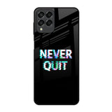 Never Quit Samsung Galaxy M53 5G Glass Back Cover Online