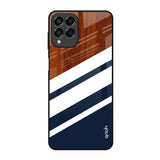 Bold Stripes Samsung Galaxy M53 5G Glass Back Cover Online