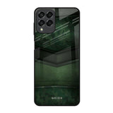 Green Leather Samsung Galaxy M53 5G Glass Back Cover Online