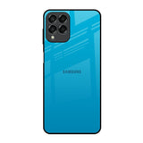 Blue Aqua Samsung Galaxy M53 5G Glass Back Cover Online