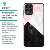 Marble Collage Art Glass Case For Samsung Galaxy M53 5G