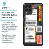 Cool Barcode Label Glass Case For Samsung Galaxy M53 5G