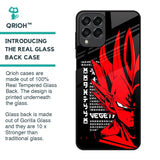 Red Vegeta Glass Case for Samsung Galaxy M53 5G