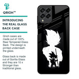 Monochrome Goku Glass Case for Samsung Galaxy M53 5G