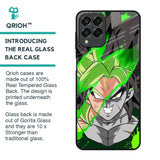 Anime Green Splash Glass Case for Samsung Galaxy M53 5G