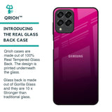 Purple Ombre Pattern Glass Case for Samsung Galaxy M53 5G