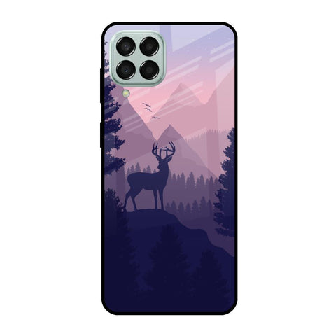 Deer In Night Samsung Galaxy M53 5G Glass Cases & Covers Online