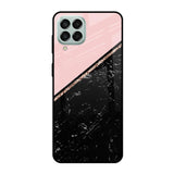 Marble Texture Pink Samsung Galaxy M53 5G Glass Cases & Covers Online