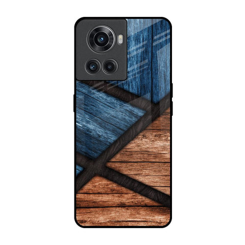 Wooden Tiles OnePlus 10R 5G Glass Back Cover Online