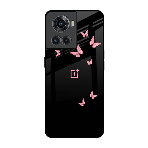 Fly Butterfly OnePlus 10R 5G Glass Back Cover Online