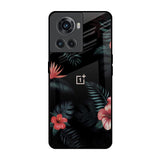 Tropical Art Flower OnePlus 10R 5G Glass Back Cover Online