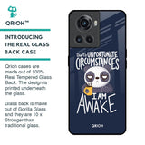 Struggling Panda Glass Case for OnePlus 10R 5G